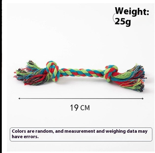 Cotton Rope Dog Toy in Multiple Colors