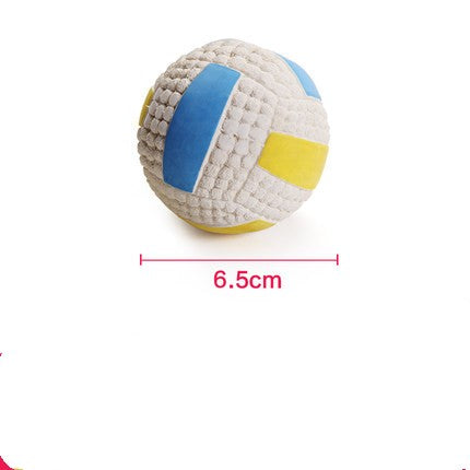 Rugby Tennis Ball Dog Bite Toy