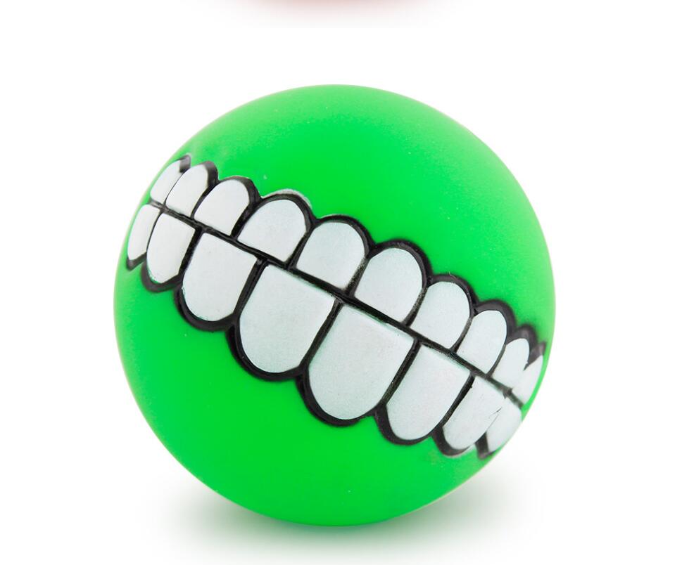Colorful Rubber Dog Teeth Ball