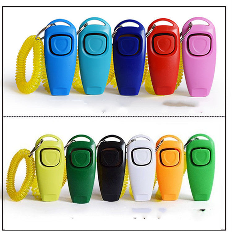 Rattle Whistle Dog Training Tool in 11 Colors