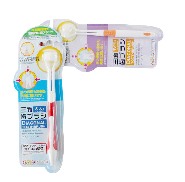 Three-Sided Toothbrush for Dogs
