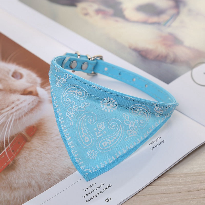 Dog Collar Triangle Saliva Towel in Multiple Colors