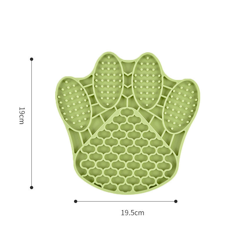 Silicone Licking Mat for Dogs in Blue and Grey
