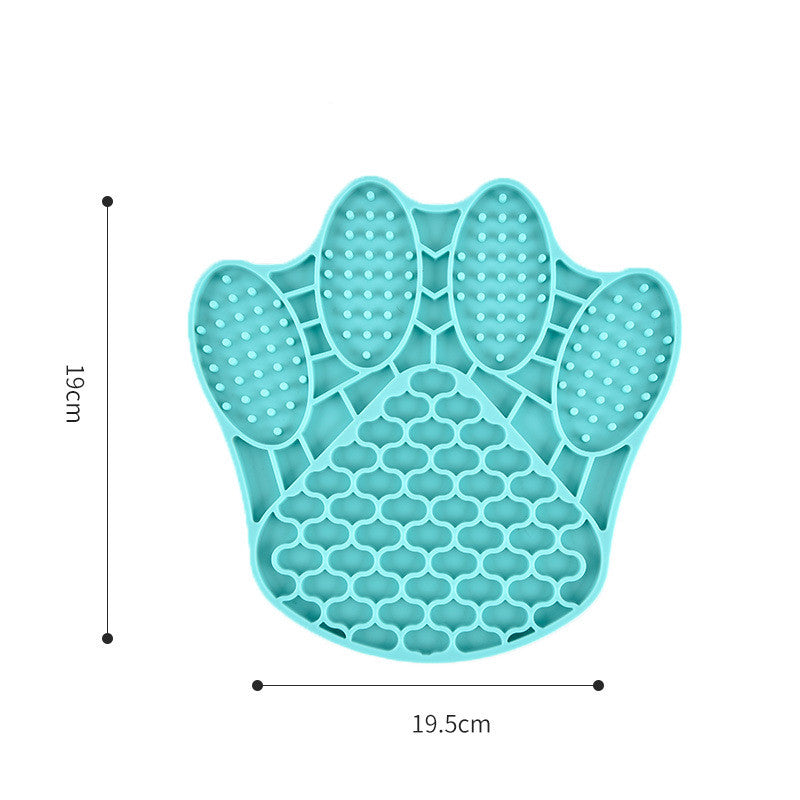 Silicone Licking Mat for Dogs in Blue and Grey