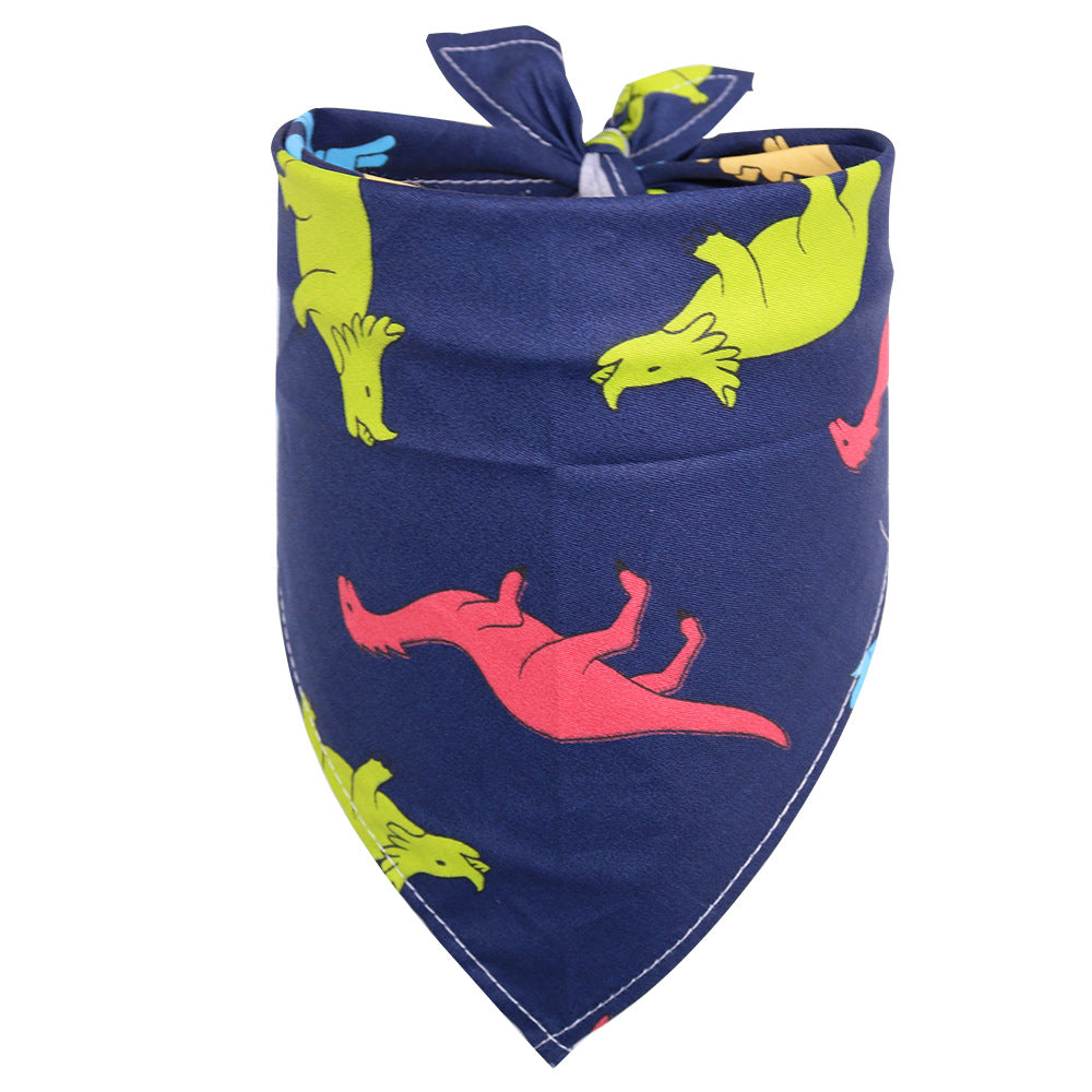 Cotton Triangle Dog Bandana Scarf