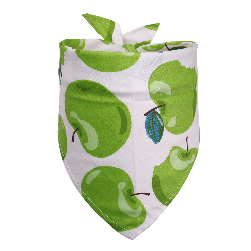 Cotton Triangle Dog Bandana Scarf