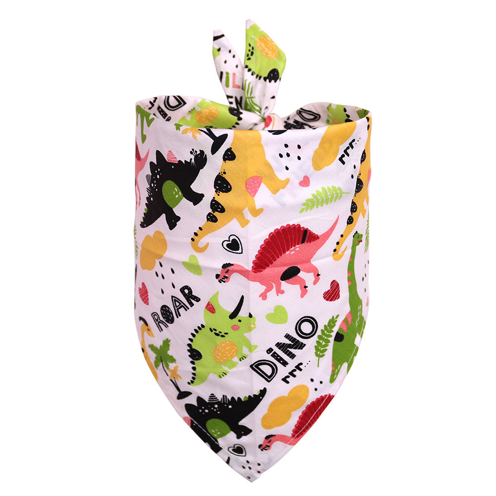 Cotton Triangle Dog Bandana Scarf
