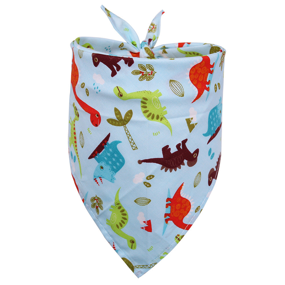 Cotton Triangle Dog Bandana Scarf