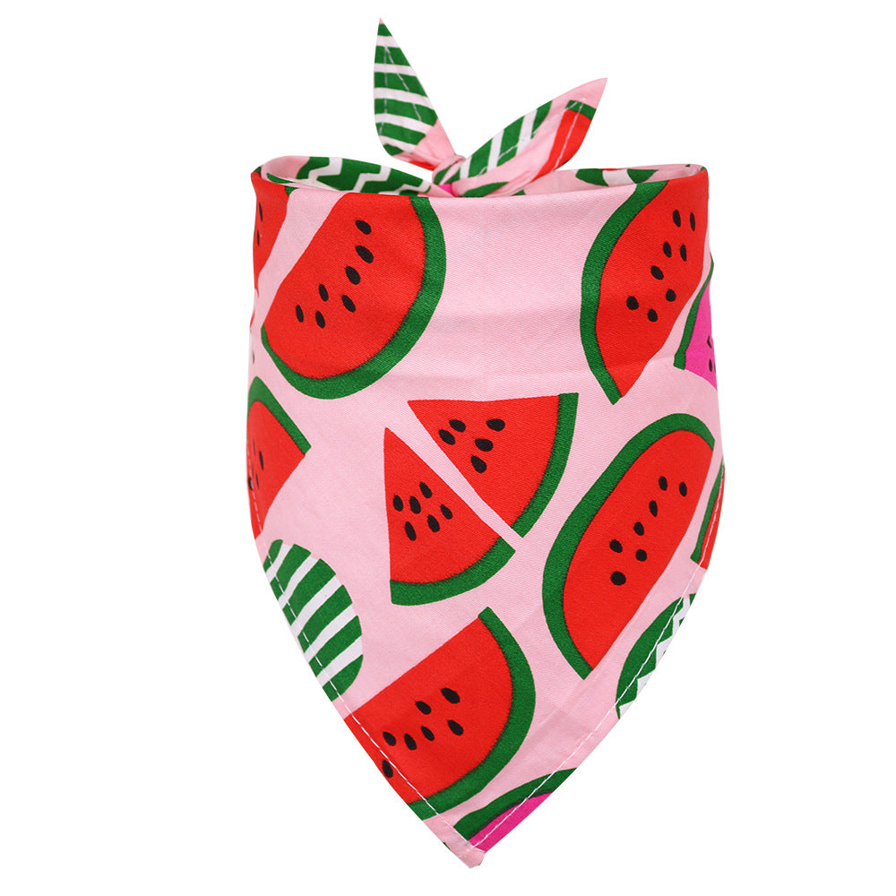 Cotton Triangle Dog Bandana Scarf