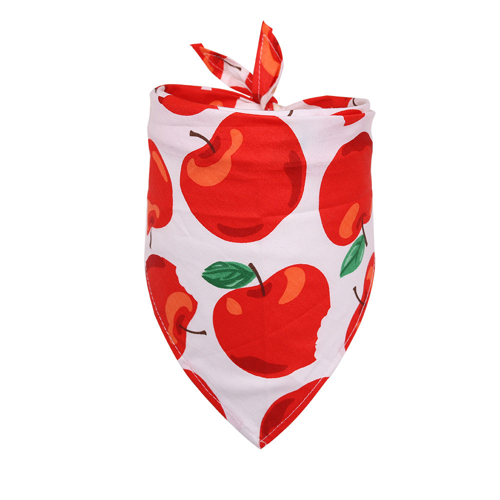 Cotton Triangle Dog Bandana Scarf