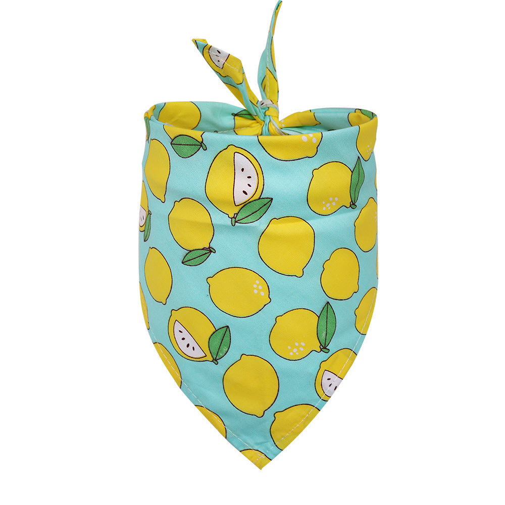 Cotton Triangle Dog Bandana Scarf