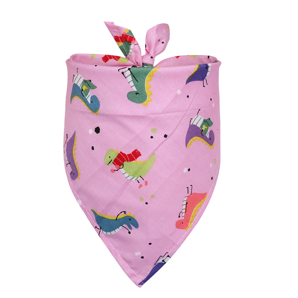 Cotton Triangle Dog Bandana Scarf