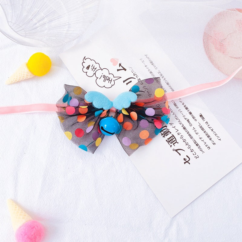 Bow Tie Bell Collar for Dogs