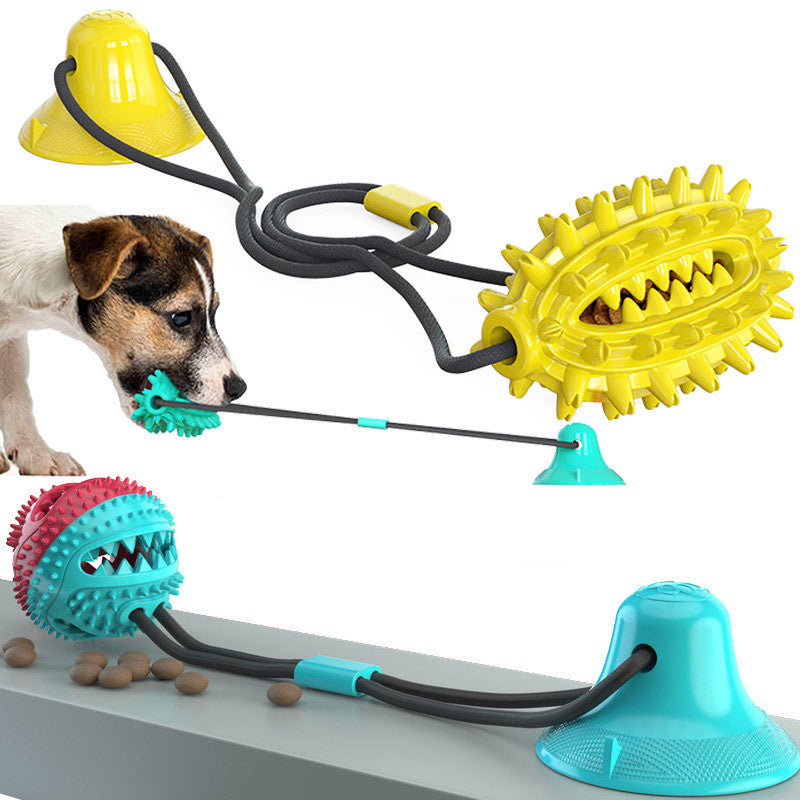 Dog Chew Stick with Treat Dispensing Ball