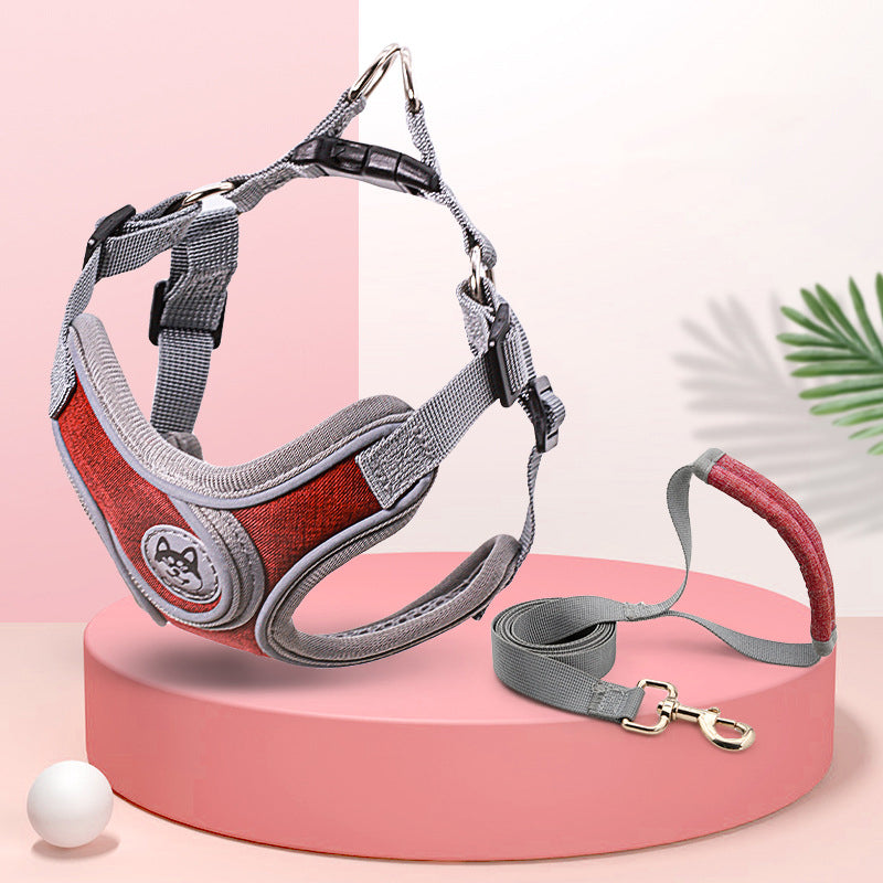 Dog Leash Vest Harness for Small and Medium Dogs