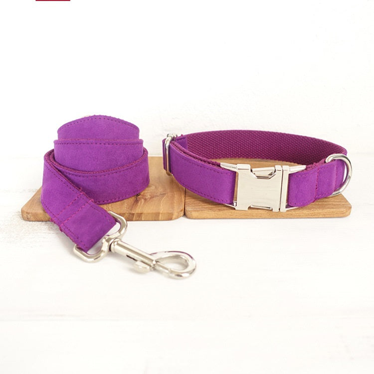 Solid Color Dog Bow Tie Collar