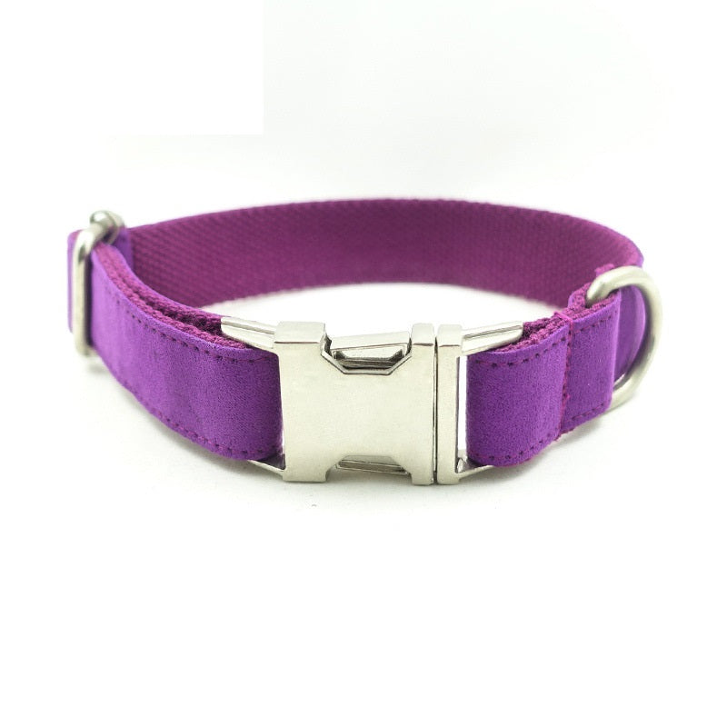 Solid Color Dog Bow Tie Collar