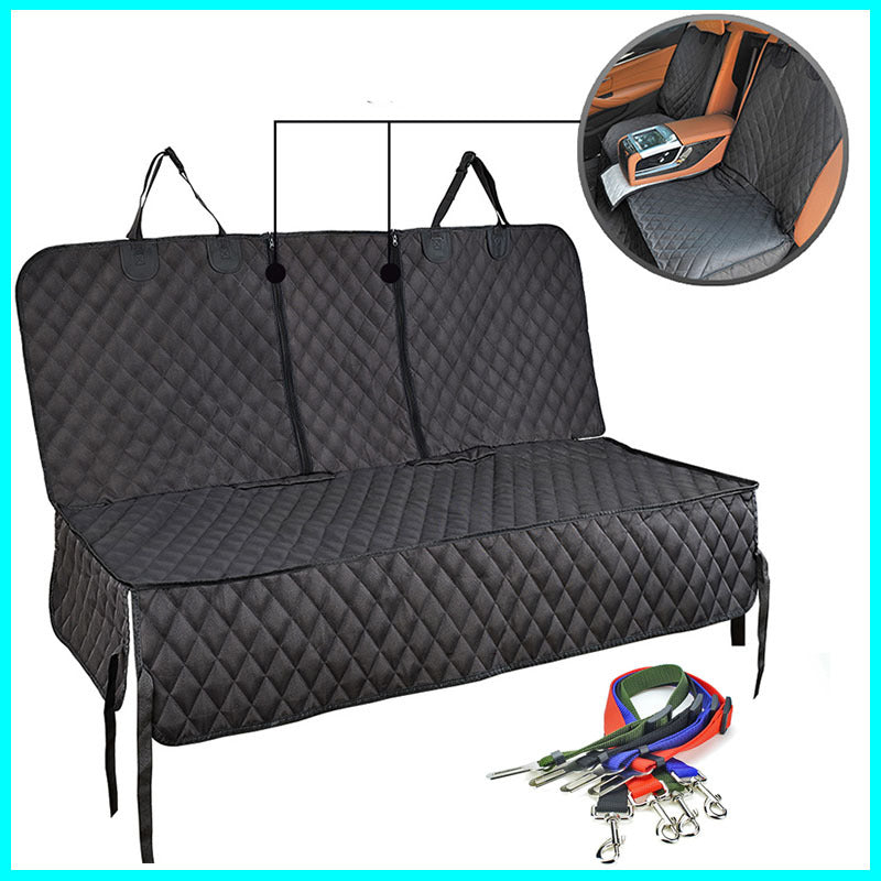 Black Car Seat Cover Mat for Dogs
