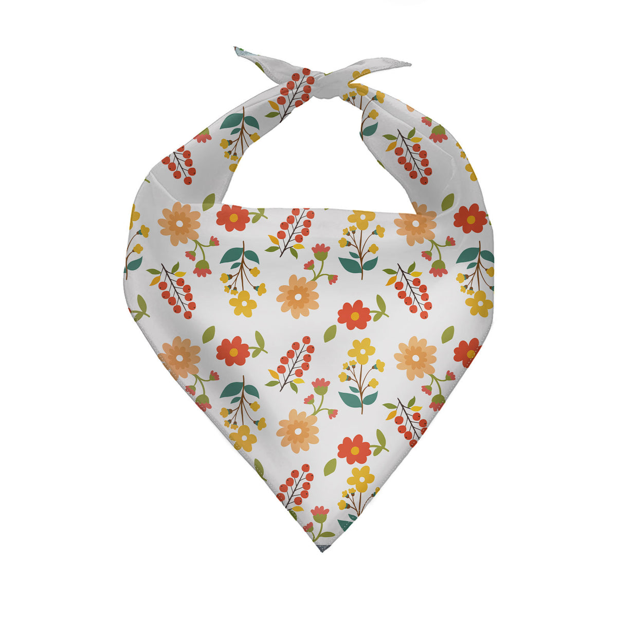 Floral Dog Bandana - Print S