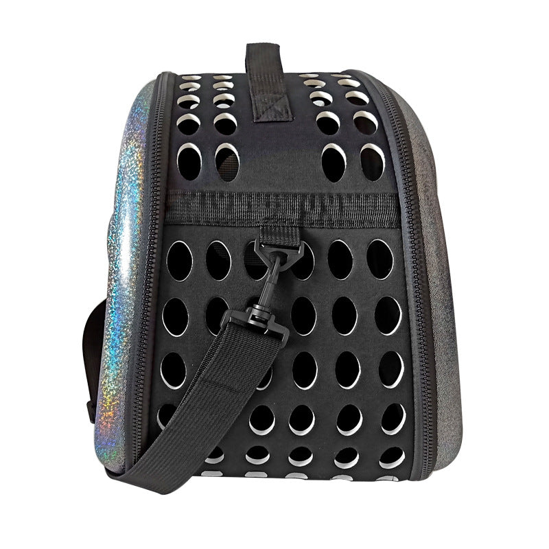 Black Portable Dog Carrier Shoulder Bag