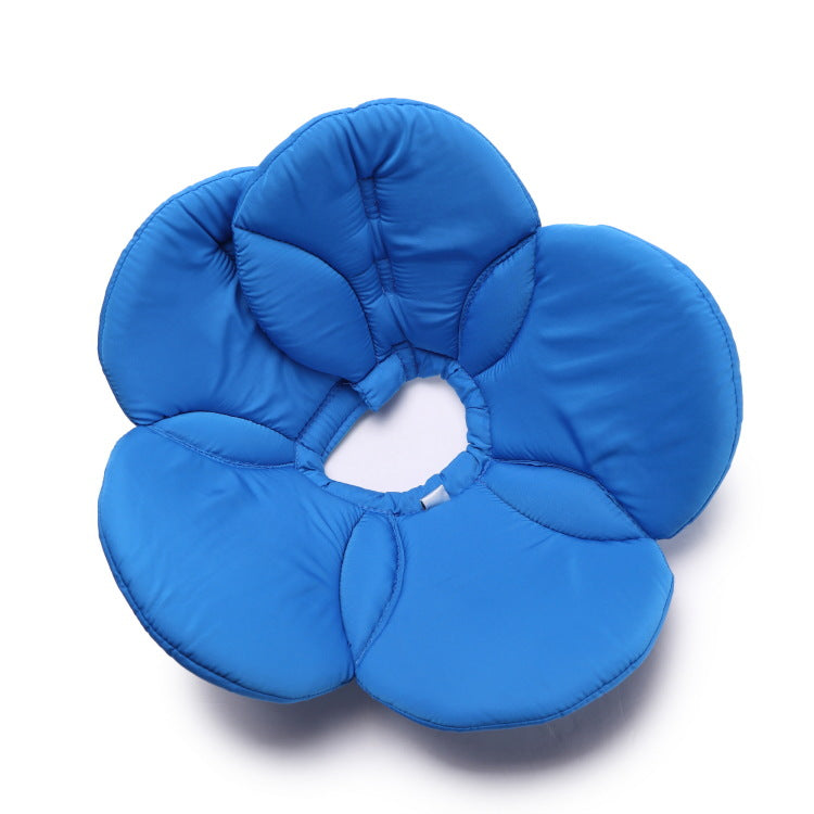 Soft Flower-Shaped Neck Cushion Collar for Dogs