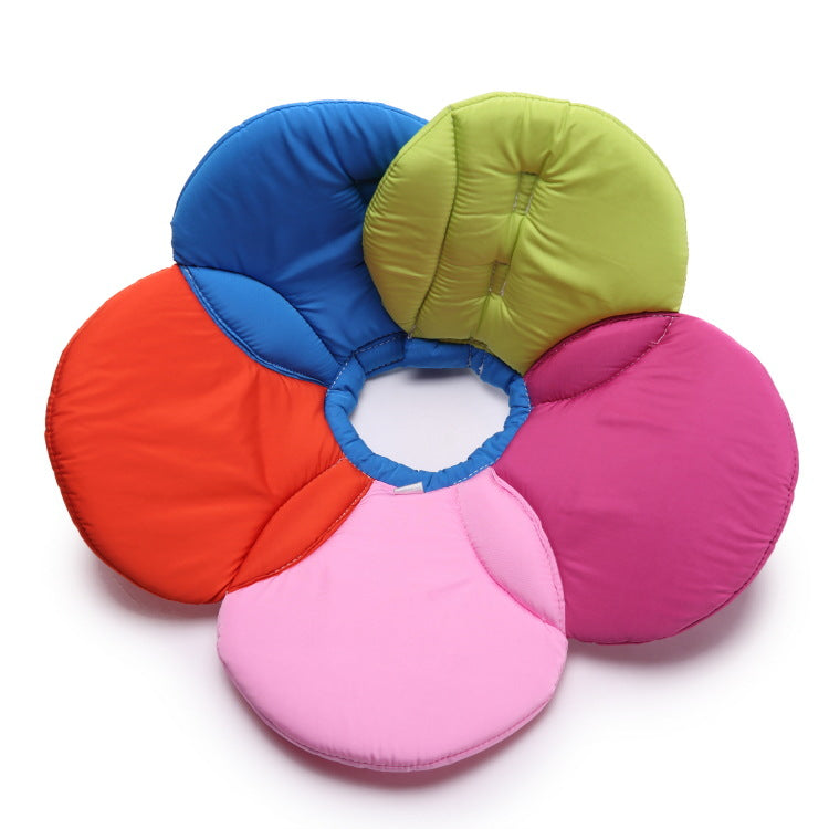 Soft Flower-Shaped Neck Cushion Collar for Dogs