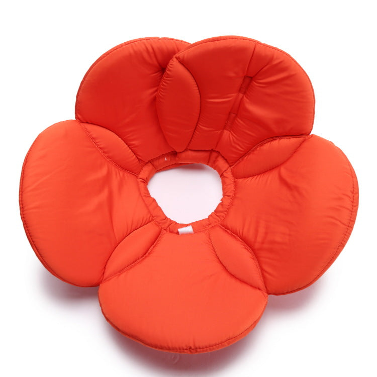 Soft Flower-Shaped Neck Cushion Collar for Dogs