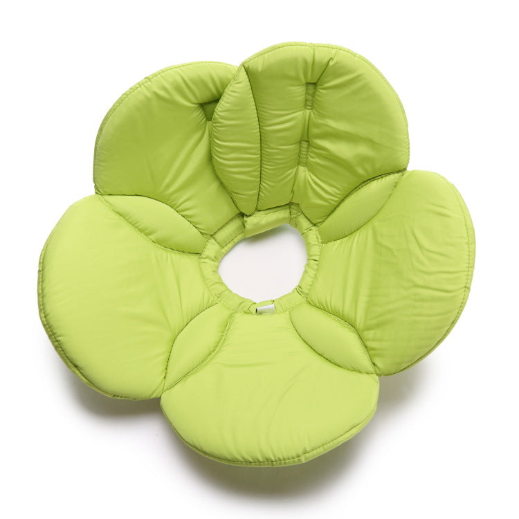 Soft Flower-Shaped Neck Cushion Collar for Dogs
