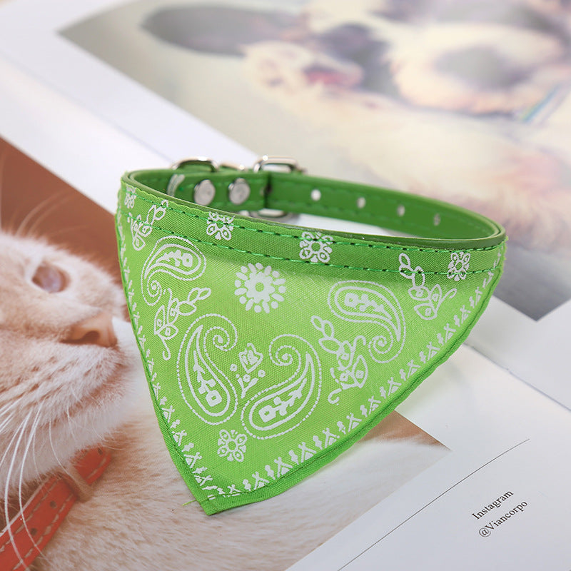 Dog Collar Triangle Saliva Towel in Multiple Colors