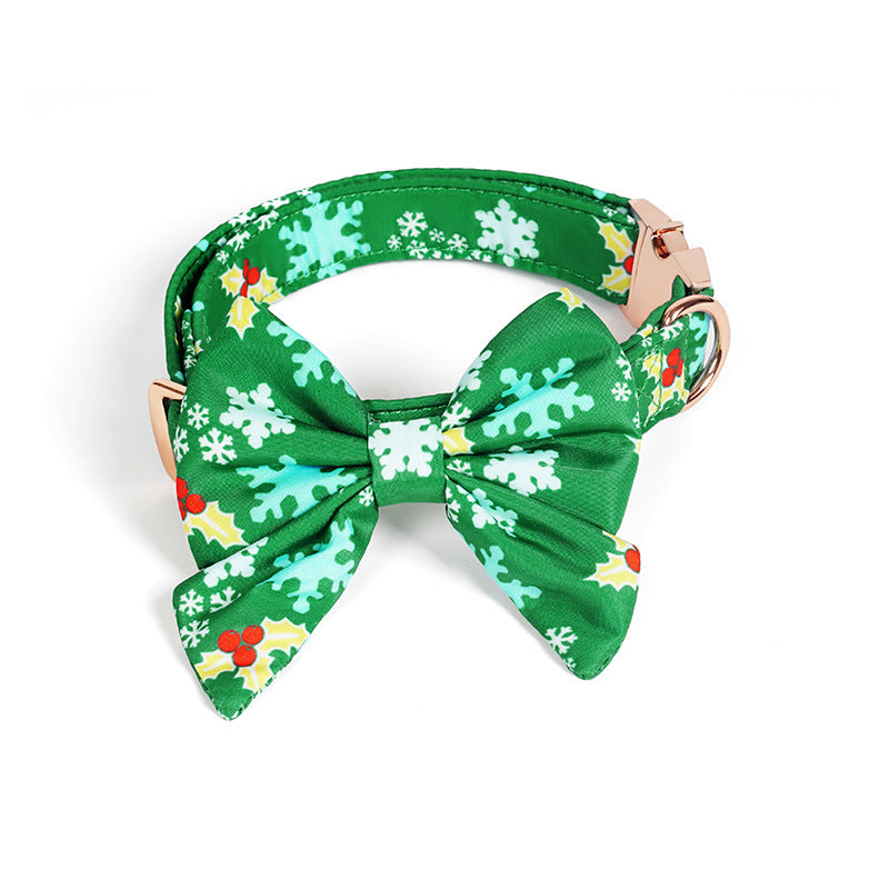 Pure Cotton Dog Neck Bow Tie Collar