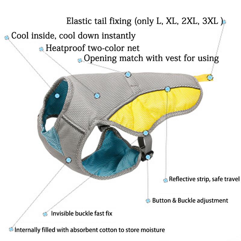 Breathable Cooling Vest for Dogs