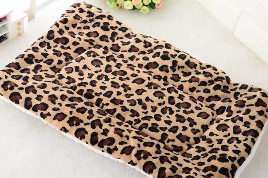 Leopard and Deer Patterned Dog Blanket Mat