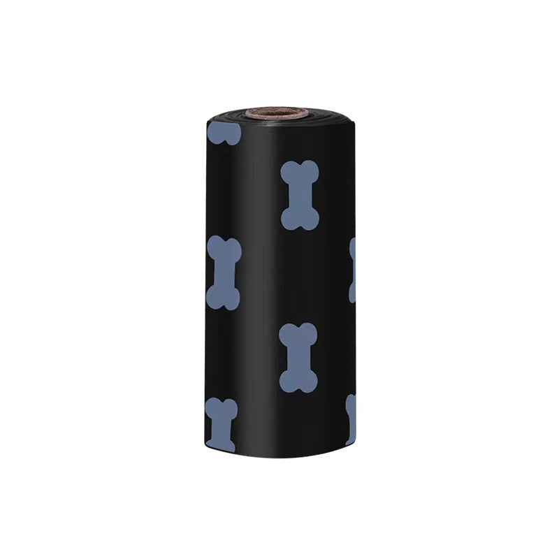 Dog Waste Bags with Dispenser in Green and Black