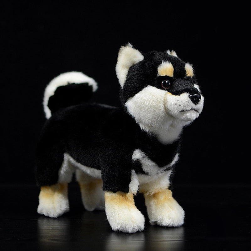 Soft Plush Dog Toy in Multiple Colors