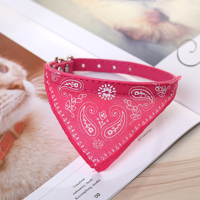 Dog Collar Triangle Saliva Towel in Multiple Colors