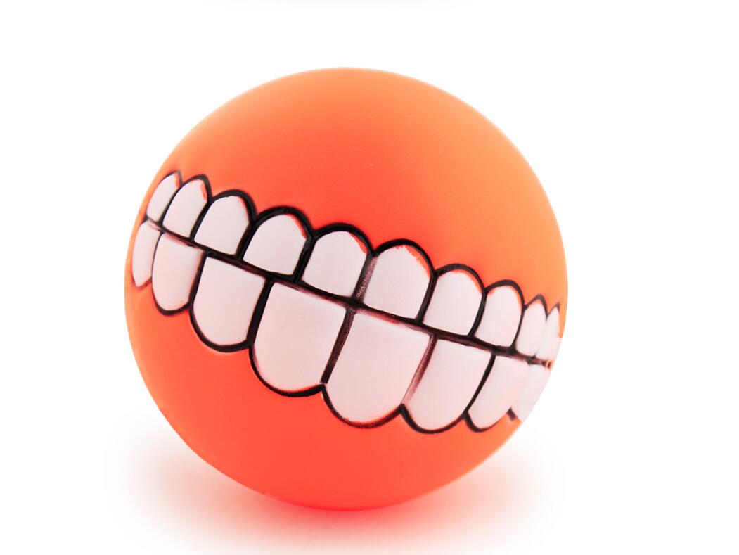 Colorful Rubber Dog Teeth Ball