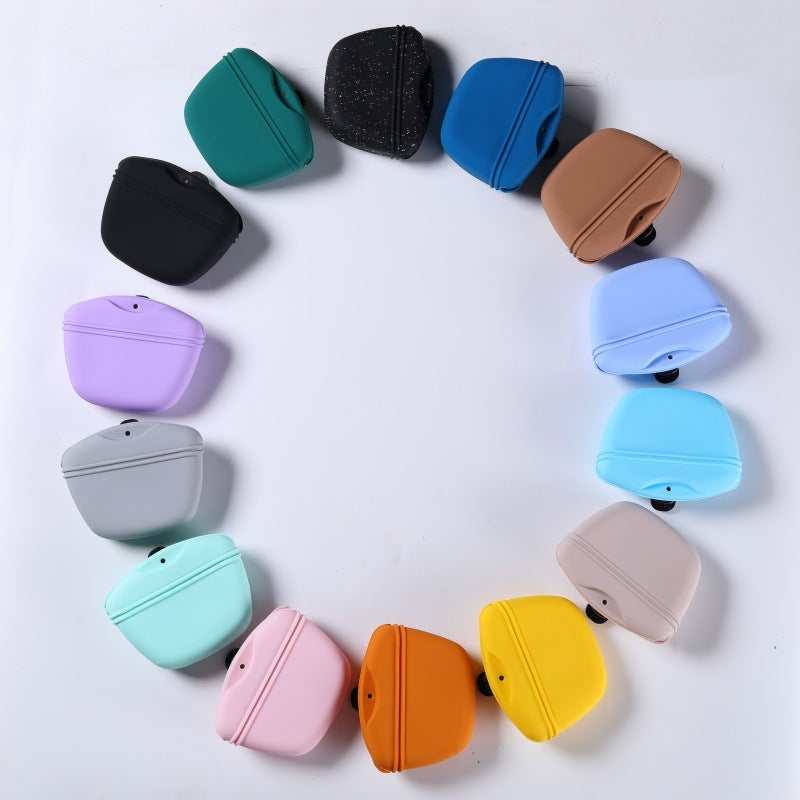 Silicone Dog Treat Pouch in Multiple Colors