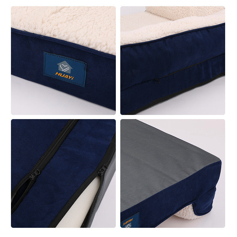 Navy Blue Sofa Dog Bed Four Seasons Universal