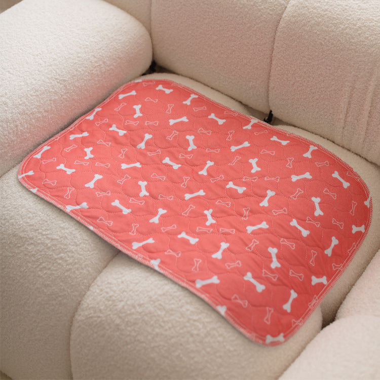 Dog Training Pad with Bone Print Design