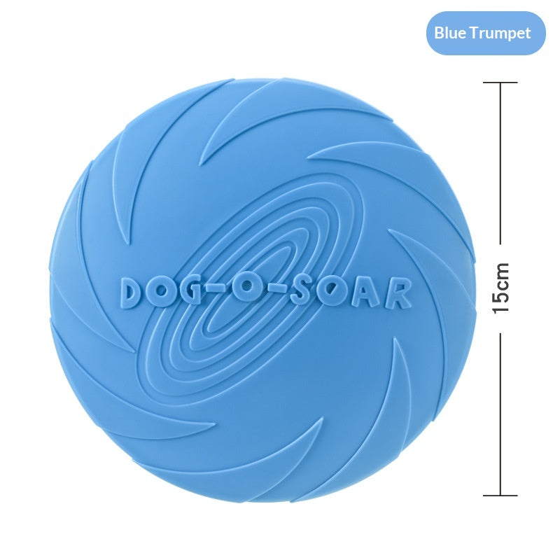 Bite-Resistant Flying Disc Fetch Toy in 6 Colors