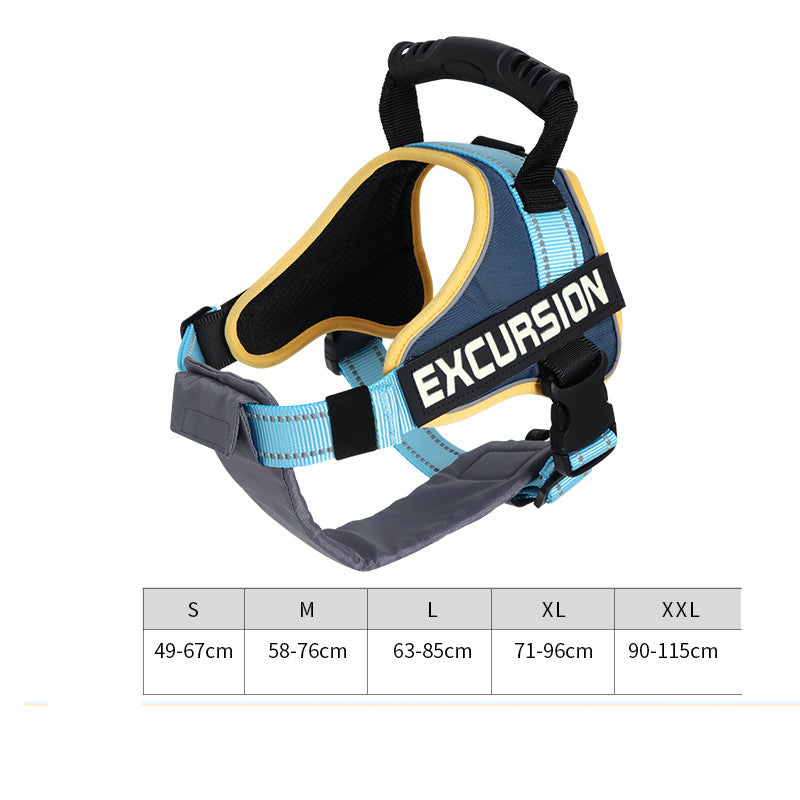 Reflective Hiking Dog Harness Vest