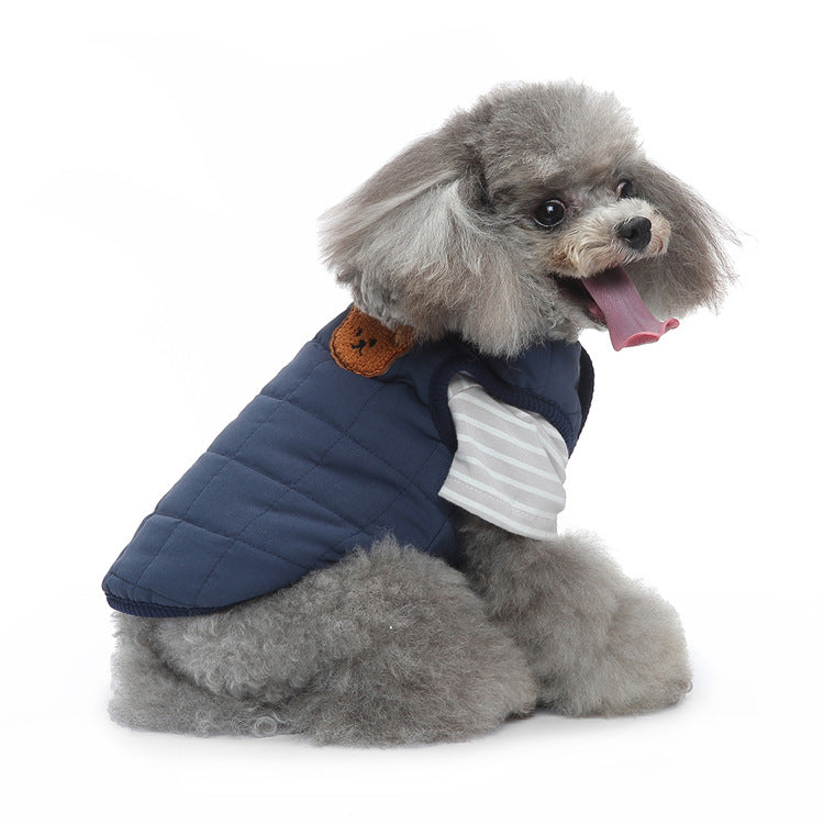 Dog Winter Coat with Breast Collar and Leash