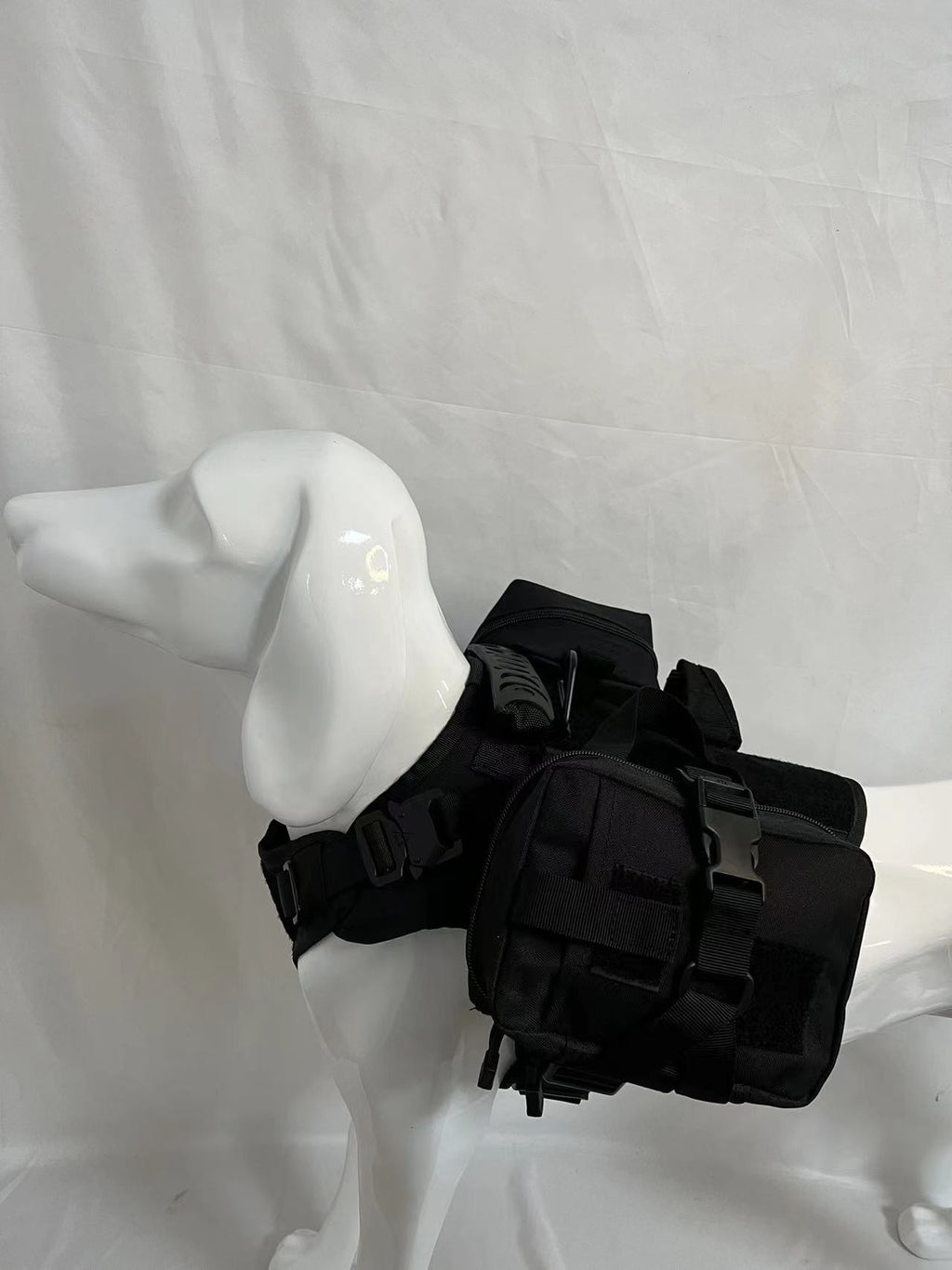 Outdoor Water Bottle Vest Dog Harness Set
