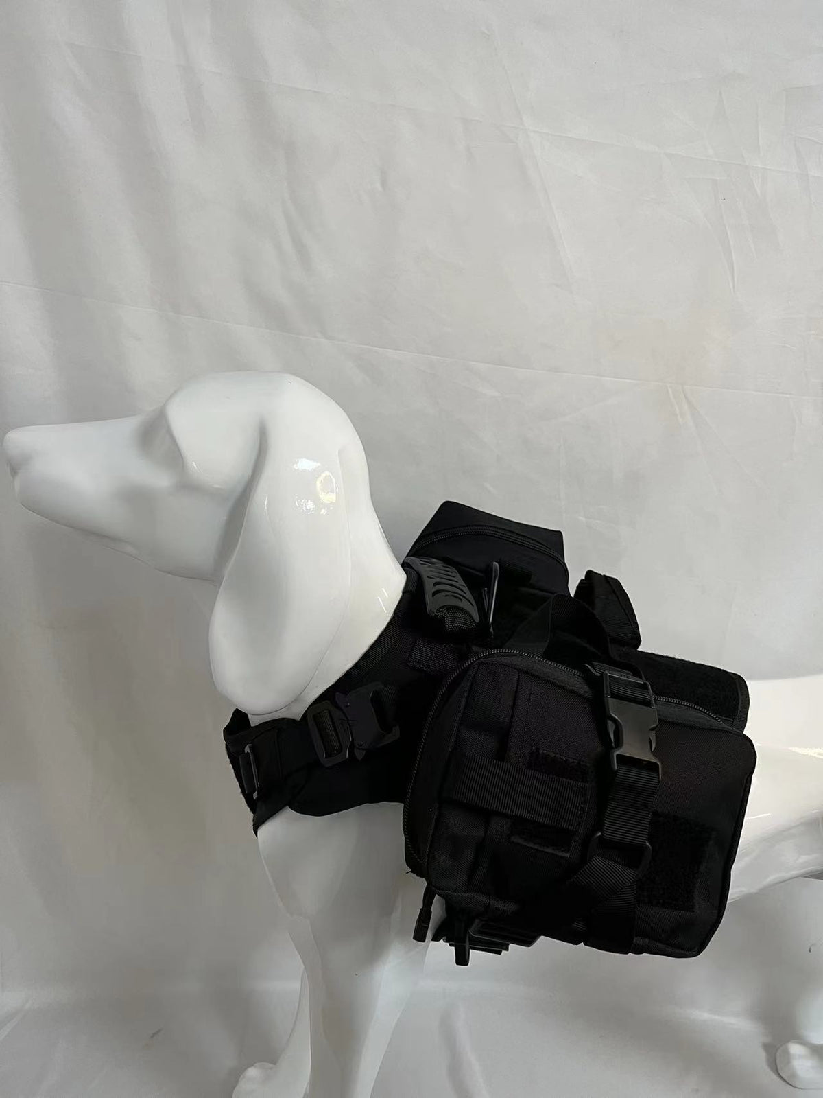 Outdoor Water Bottle Vest Dog Harness Set