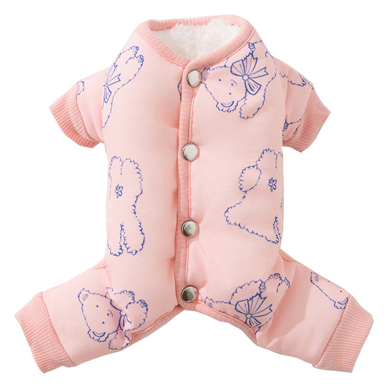 Dog Cotton Coat for Small and Medium Dogs