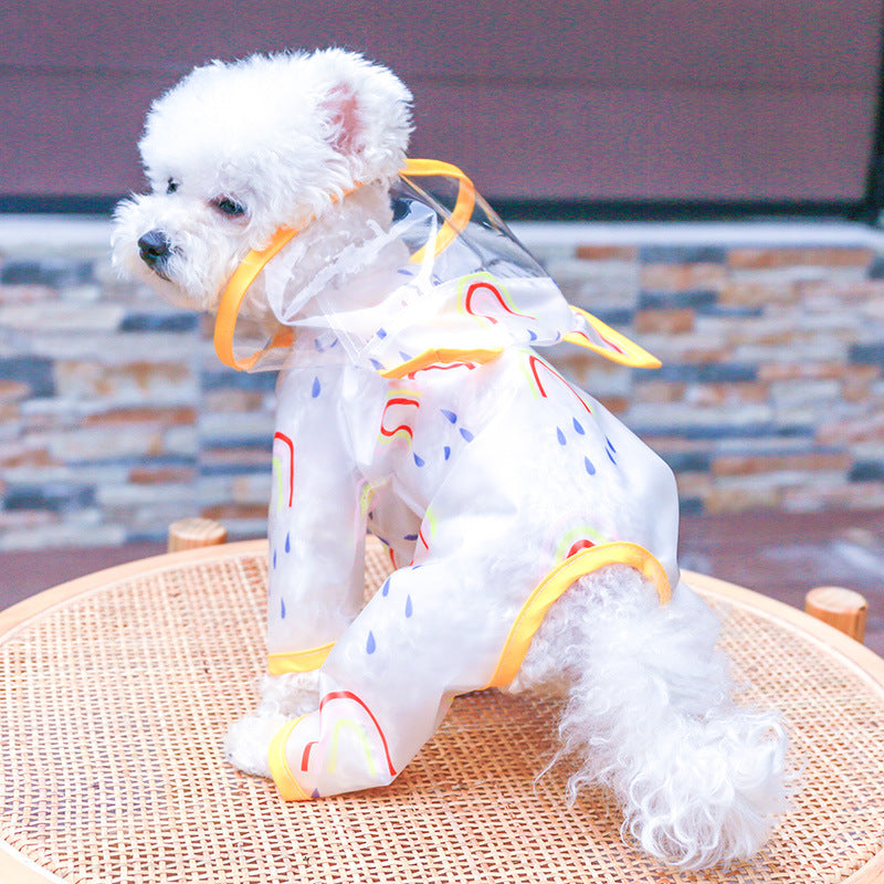 Transparent Waterproof Raincoat for Dogs