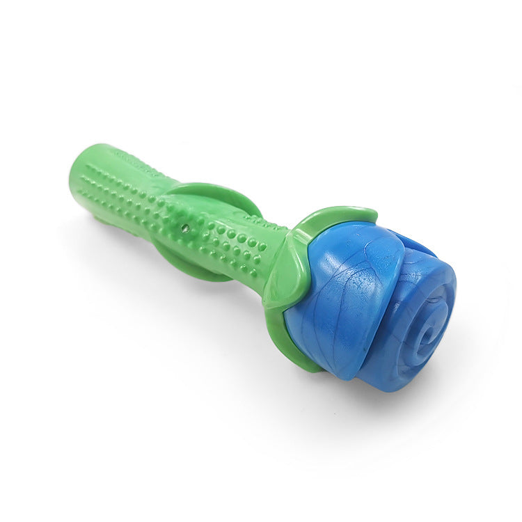 Durable Chew Toy and Molar Stick in Yellow and Blue