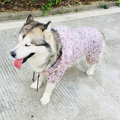 Extra Large Dog Raincoat, Sizes 3XL to 11XL