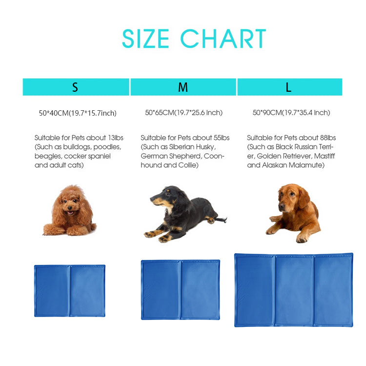 Cooling Mat Dog Bed, Teddy Style