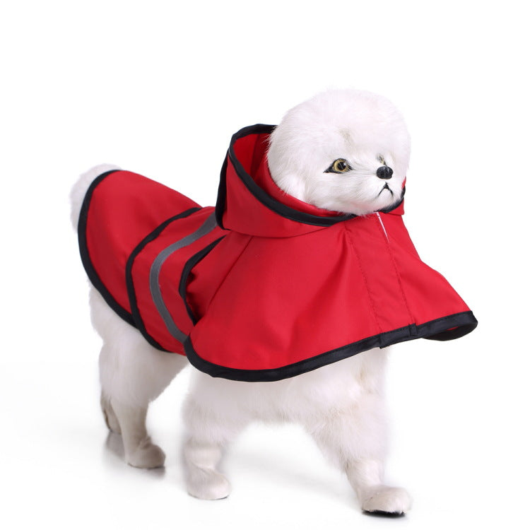 Dog Raincoat Poncho in Multiple Colors
